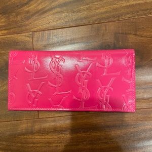 Vintage pink YSL wallet